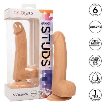 CALEXOTICS - SILICONE STUDS 15.24 CM SKIN - sexbliss - Foto 1