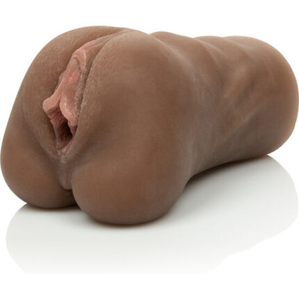 CALEXOTICS - STROKE IT MASTURBADOR VAGINA MARRÓN - sexbliss - Foto 1