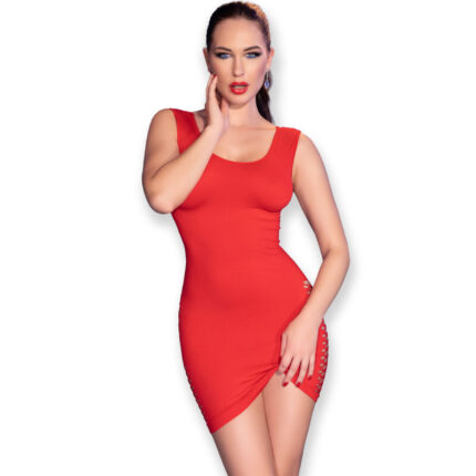CHILIROSE - CR 4622 VESTIDO ROJO S/M - sexbliss - Foto 1