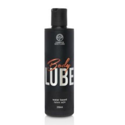COBECO - BODYLUBE BODY LUBE LUBRICANTE BASE AGUA LATEX SAFE 250ML - sexbliss - Foto 1