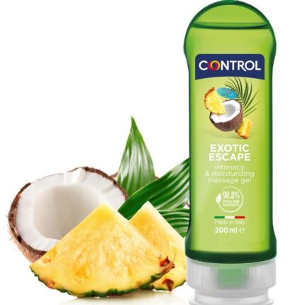 CONTROL - 2 EN 1 MASSAGE & PLEASURE EXOTIC 200 ML - sexbliss - Foto 1