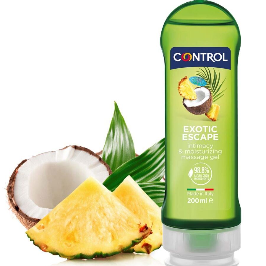 CONTROL - 2 EN 1 MASSAGE & PLEASURE EXOTIC 200 ML - Foto 1 CONTROL - 2 EN 1 MASSAGE & PLEASURE EXOTIC 200 ML - sexbliss - Foto 1
