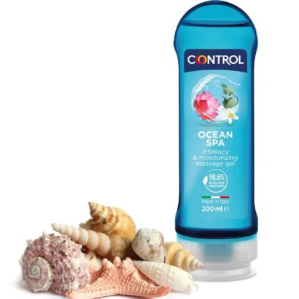 CONTROL - 2 EN 1 MASSAGE & PLEASURE MEDITERRANEAN SEA 200 ML - sexbliss - Foto 1
