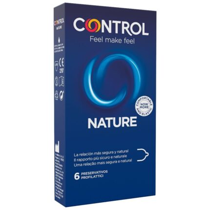 CONTROL - ADAPTA NATURE PRESERVATIVOS 6 UNIDADES - sexbliss - Foto 1