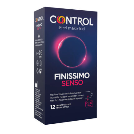 CONTROL - ADAPTA SENSO PRESERVATIVOS 12 UNIDADES - sexbliss - Foto 1