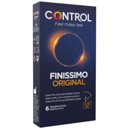 CONTROL - FINISSIMO ORIGINAL 6 UNIDADES - sexbliss - Foto 1