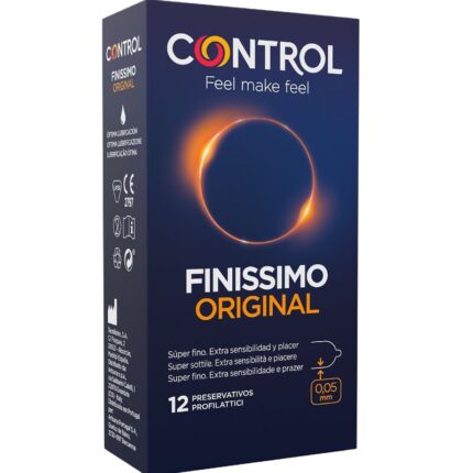 CONTROL - FINISSIMO PRESERVATIVOS 12 UNIDADES - sexbliss - Foto 1