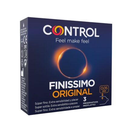 CONTROL - FINISSIMO PRESERVATIVOS 3 UNIDADES - sexbliss - Foto 1