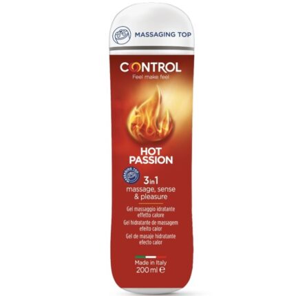 CONTROL - GEL 3 EN 1 HOT PASSION 200 ML - sexbliss - Foto 1