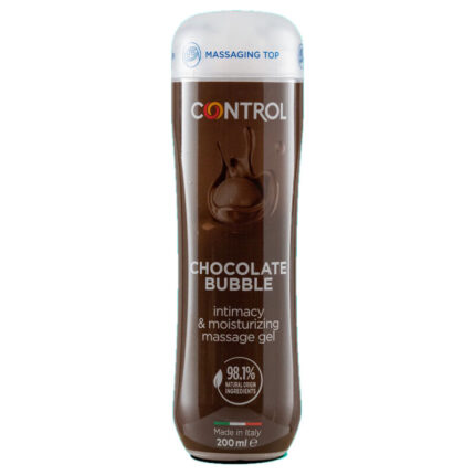 CONTROL - GEL DE MASAJE 3 EN 1 CHOCOLATE BUBBLE 200 ML - sexbliss - Foto 1