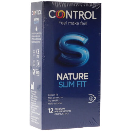 CONTROL - NATURE SLIM FIT 12 UNIDADES - sexbliss - Foto 1