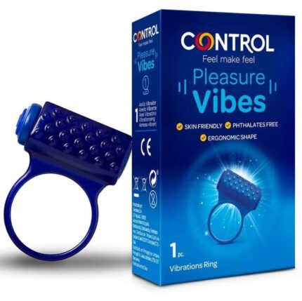 CONTROL - PLEASURE VIBES ANILLO VIBRADOR - sexbliss - Foto 1
