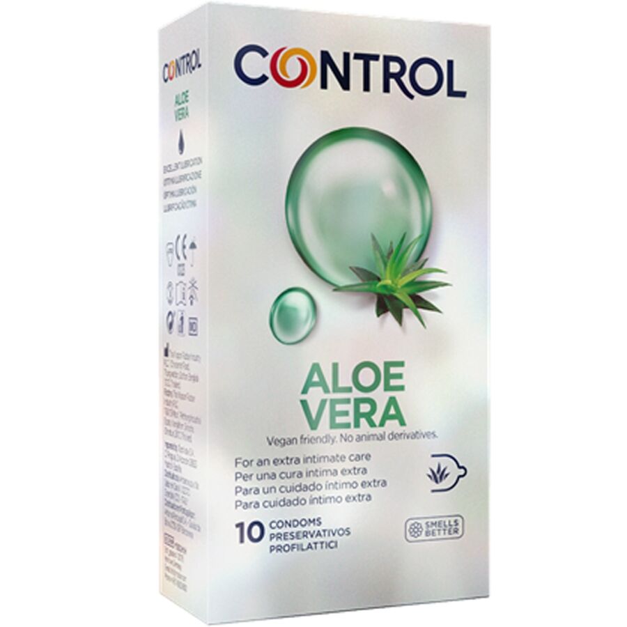 CONTROL - PRESERVATIVOS CON ALOE VERA 10 UNIDADES - Foto 1 CONTROL - PRESERVATIVOS CON ALOE VERA 10 UNIDADES - sexbliss - Foto 1