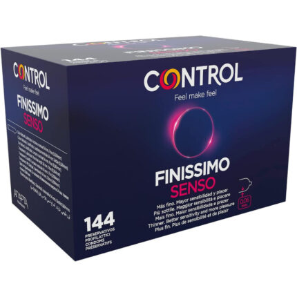 CONTROL - PRESERVATIVOS FINISSIMO SENSO 144 UNIDADES - sexbliss - Foto 1