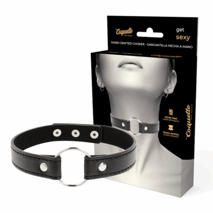 COQUETTE CHIC DESIRE - COLLAR CUERO VEGANO ACCESORIO WOMAN - sexbliss - Foto 1