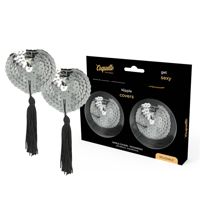COQUETTE CHIC DESIRE - CUBRE PEZONES SILVER - Foto 1 COQUETTE CHIC DESIRE - CUBRE PEZONES SILVER - sexbliss - Foto 1