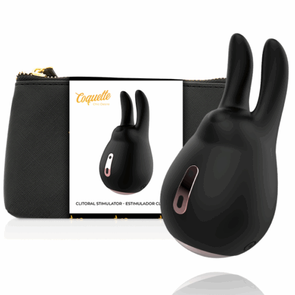COQUETTE CHIC DESIRE - ESTIMULADOR CLÍTORIS NEGRO / GOLD CONEJO - sexbliss - Foto 1
