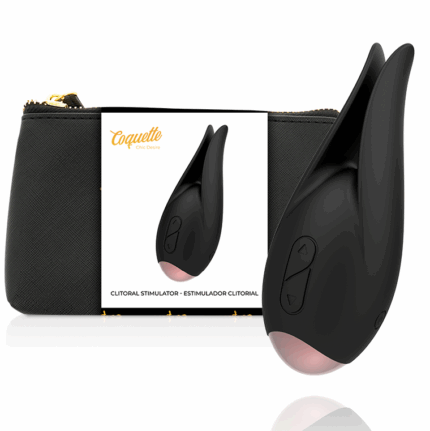 COQUETTE CHIC DESIRE - ESTIMULADOR CLÍTORIS NEGRO / GOLD FLOR - sexbliss - Foto 1