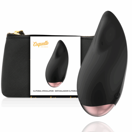 COQUETTE CHIC DESIRE - ESTIMULADOR CLÍTORIS NEGRO / GOLD GOTA - sexbliss - Foto 1