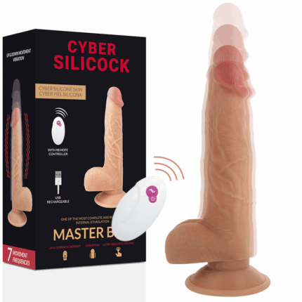 CYBER SILICOCK - REALÍSTICO CONTROL REMOTO MASTER BEN 23.88 CM -O- 4.3 CM - sexbliss - Foto 1