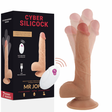 CYBER SILICOCK - REALÍSTICO CONTROL REMOTO MR JOHN 23.88 CM -O- 4.3 CM - sexbliss - Foto 1