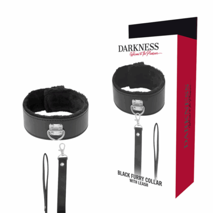 DARKNESS - COLLAR FORRADO CON CADENA TITANIUM - sexbliss - Foto 1