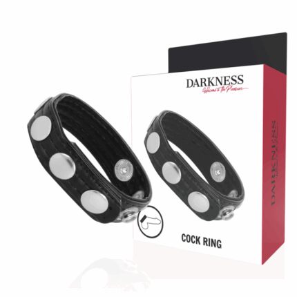 DARKNESS - LEATHER ANILLO ERECCIÓN - sexbliss - Foto 1