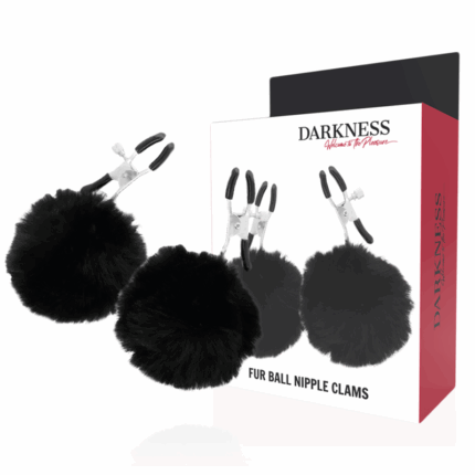 DARKNESS - PINZAS PARA PEZONES CON POMPONES 1 - sexbliss - Foto 1