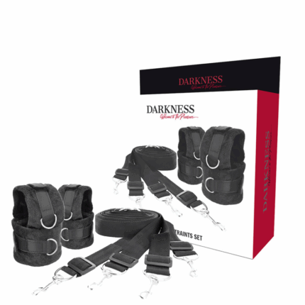 DARKNESS - SET DE ATADURAS PARA LA CAMA - sexbliss - Foto 1