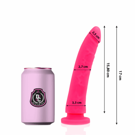 DELTA CLUB - DILDO REALISTA ROSA SILICONA MEDICA 17 CM -O- 3 CM - sexbliss - Foto 1
