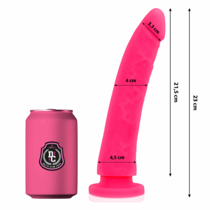 DELTA CLUB - DILDO REALISTA ROSA SILICONA MEDICA 23 CM -O- 4.5 CM - sexbliss - Foto 1