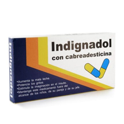 DIABLO GOLOSO - CAJA DE MEDICAMENTOS INDIGNADOL - sexbliss - Foto 1