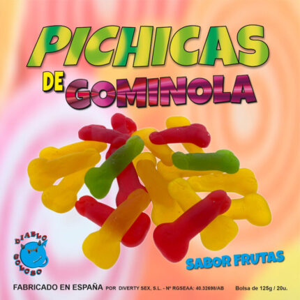 DIABLO GOLOSO - PICHITAS DE GOMINOLA FRUTAS - sexbliss - Foto 1