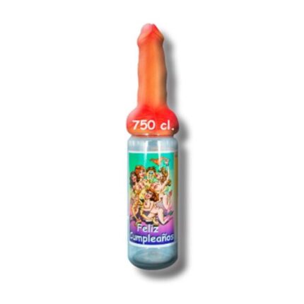 DIABLO PICANTE - BIBERÓN PENE CUMPLEAÑOS CARNE 750 ML - sexbliss - Foto 1