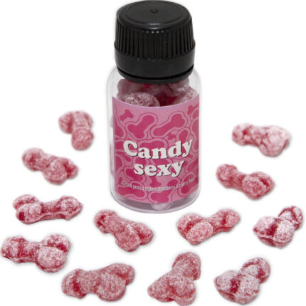 DIABLO PICANTE - CANDY SEXY BOTE 12 GOMINOLAS SABOR FRESA-CEREZA - sexbliss - Foto 1