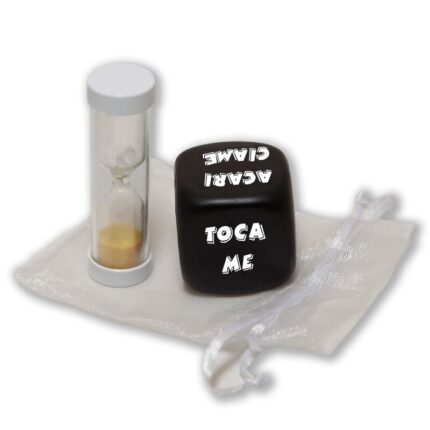 DIABLO PICANTE - DADO DE ACCIÓN CON RELOJ DE ARENA - sexbliss - Foto 1