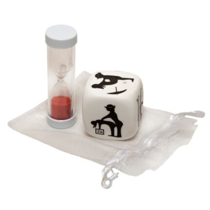 DIABLO PICANTE - DADO DE POSTURAS CON RELOJ DE ARENA - sexbliss - Foto 1