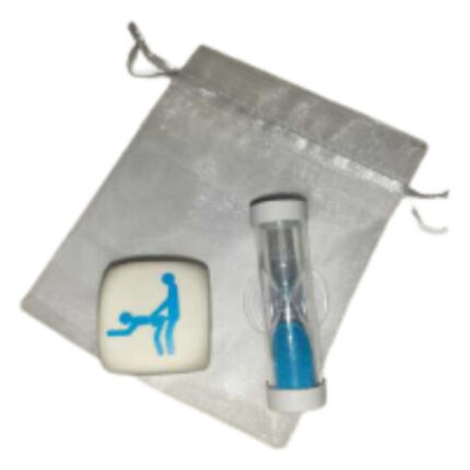 DIABLO PICANTE - DADO KAMASUTRA DE POSTURAS PARA CHICOS CON RELOJ DE ARENA - sexbliss - Foto 1