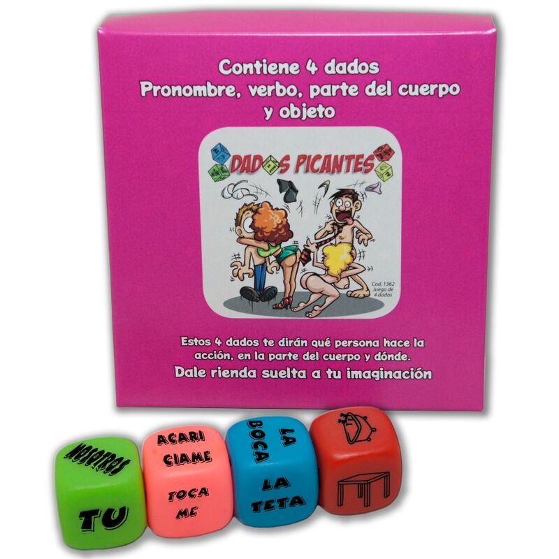 DIABLO PICANTE - JUEGO 4 DADOS PRONOMBRE DIABLO PICANTE - JUEGO 4 DADOS PRONOMBRE
