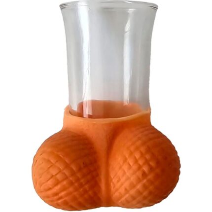 DIABLO PICANTE - VASO CHUPITO CRISTAL CON HUEVOS NATURAL - sexbliss - Foto 1