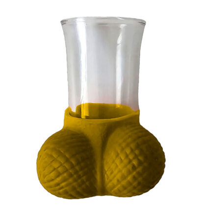 DIABLO PICANTE - VASO DE CHUPITOS DORADO - sexbliss - Foto 1