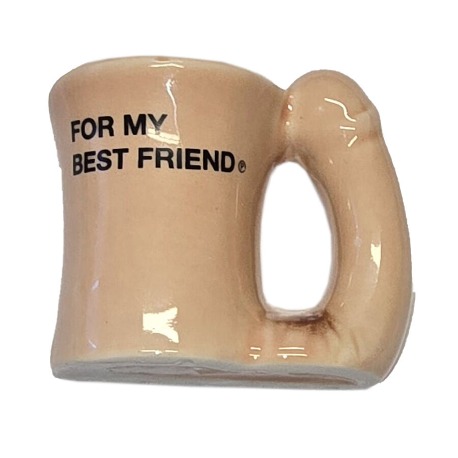 DIABLO PICANTE – IMÁN TAZA CERÁMICA CON ASA DE PENE “FOR MY BEST FRIEND” - Foto 1 DIABLO PICANTE – IMÁN TAZA CERÁMICA CON ASA DE PENE “FOR MY BEST FRIEND” - sexbliss - Foto 1