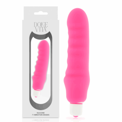 DOLCE VITA - GENIUS VIBRADOR SILICONA ROSA - sexbliss - Foto 1
