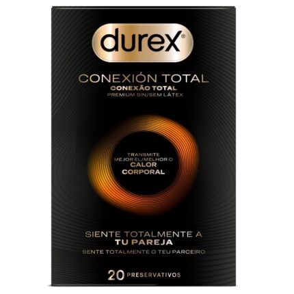DUREX - CONEXIÓN TOTAL ULTRA FINO PLUS SIN LÁTEX 20 UNIDADES - sexbliss - Foto 1