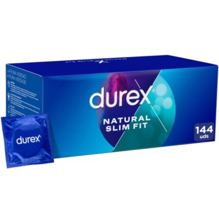 DUREX - NATURAL SLIM FIT BASIC 144 UNIDADES - sexbliss - Foto 1