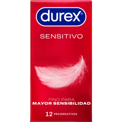DUREX - PRESERVATIVOS SENSITIVO 12 UNIDADES - sexbliss - Foto 1