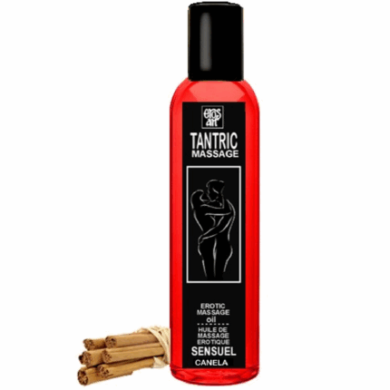 EROS-ART - ACEITE MASAJE TANTRICO NATURAL Y AFRODISÍACO CANELA 30 ML - sexbliss - Foto 1