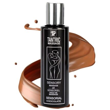 EROS-ART - ACEITE MASAJE TANTRICO NATURAL Y AFRODISÍACO CHOCOLATE 100 ML - sexbliss - Foto 1