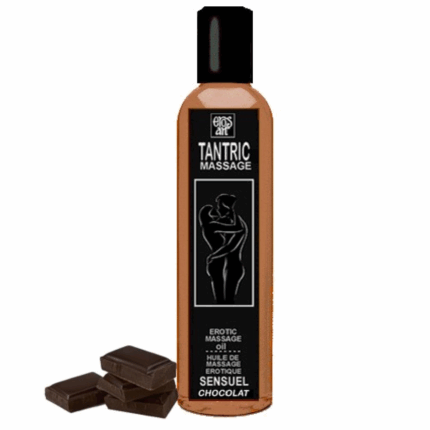 EROS-ART - ACEITE MASAJE TANTRICO NATURAL Y AFRODISÍACO CHOCOLATE 30 ML - sexbliss - Foto 1