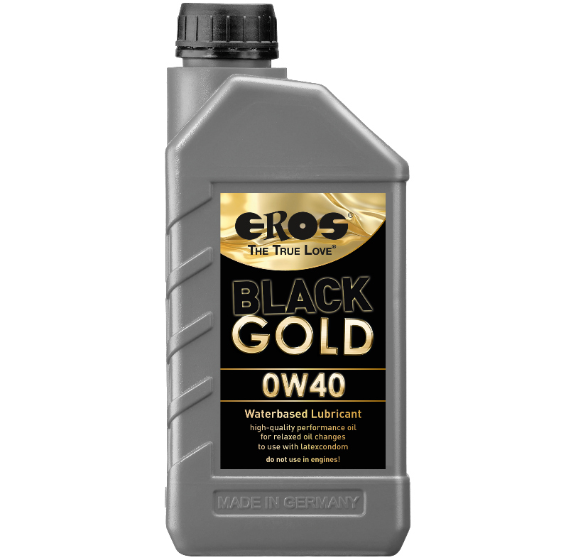 EROS - BLACK GOLD 0W40 LUBRICANTE BASE AGUA 1000 ML - Foto 1 EROS - BLACK GOLD 0W40 LUBRICANTE BASE AGUA 1000 ML - sexbliss - Foto 1